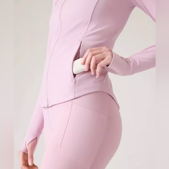 NWT Athleta Salutation Begonia Pink Jacket Size 1X - Picture 5 of 8